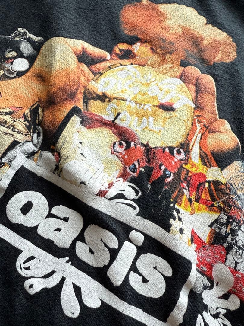 Oasis dig out your soul Tシャツ L 黒 バンド