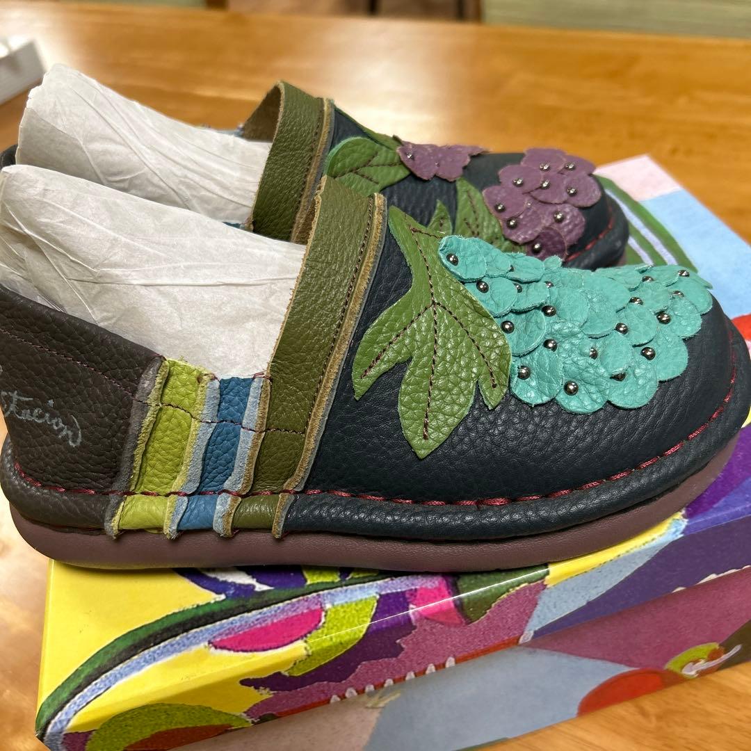 エスタシオンのレザー靴　S S