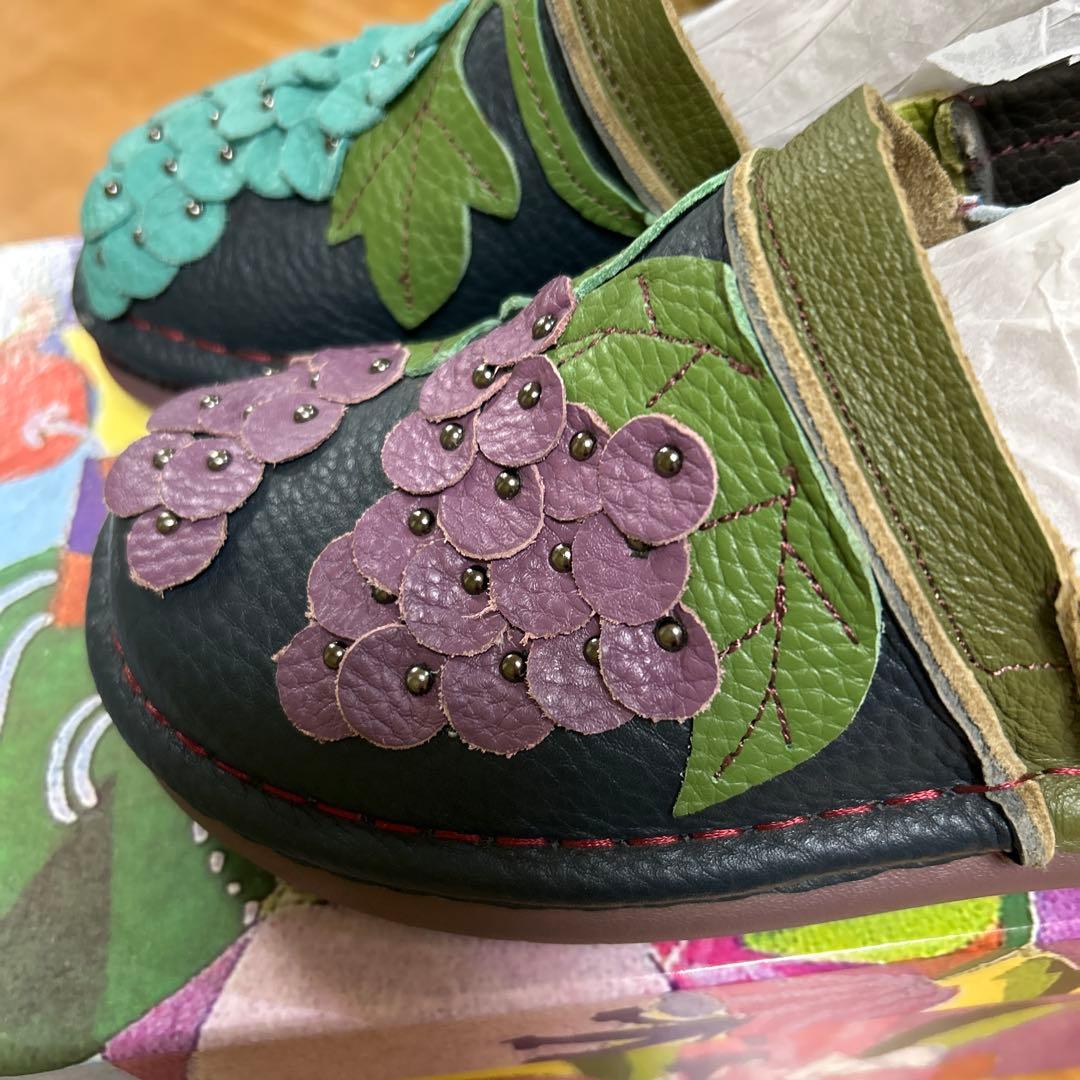 エスタシオンのレザー靴　S S