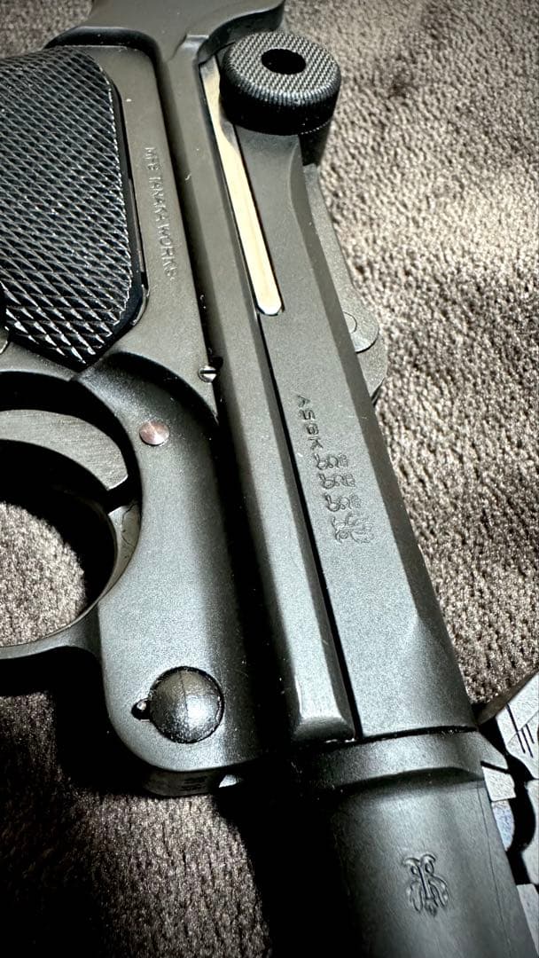 タナカ ルガー P08 8インチ HW GBB スペアマガジン ハードケース付