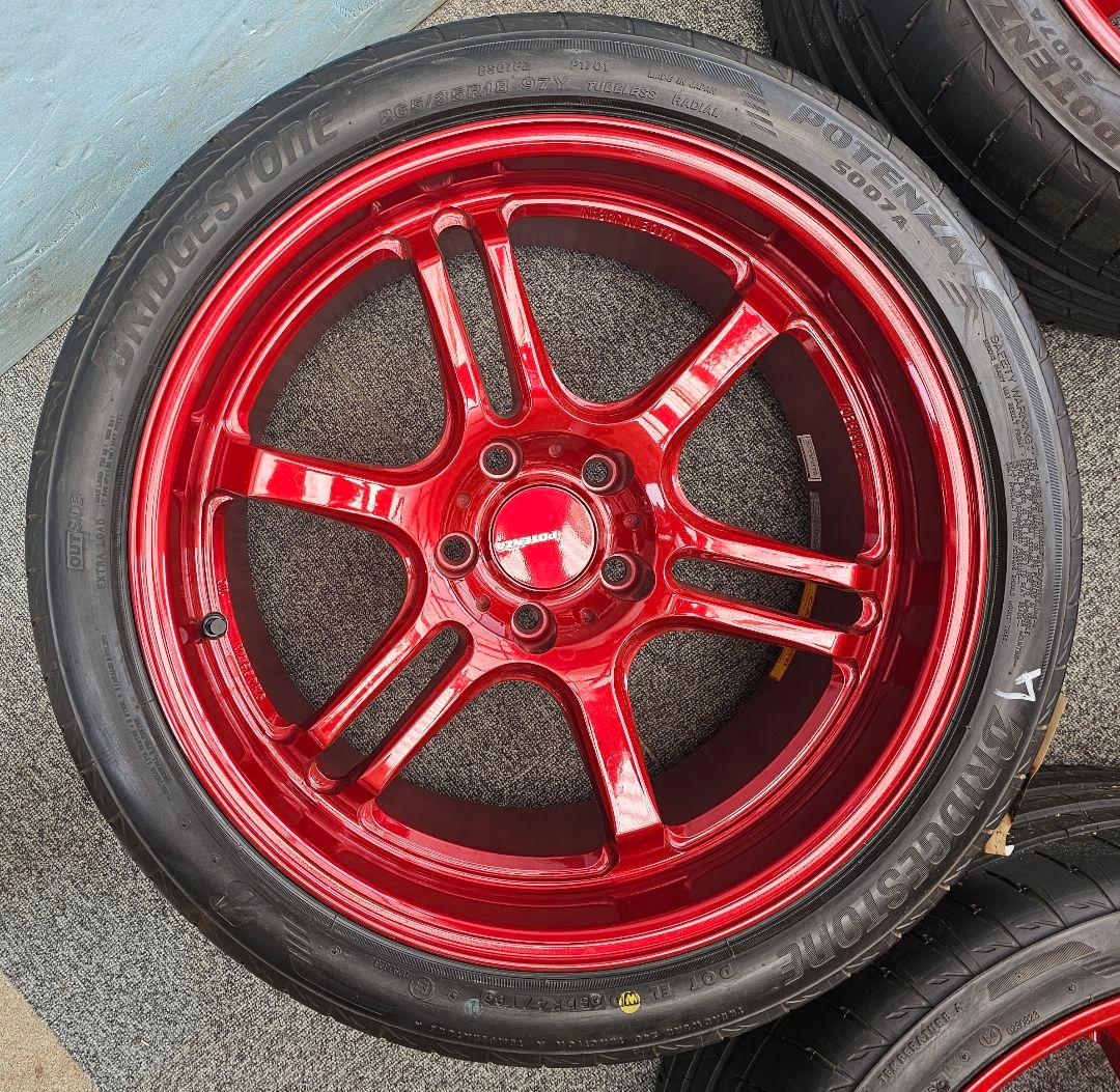 ブリヂストン ポテンザ RW006 希少 軽量 鍛造FORGED18インチ9.5