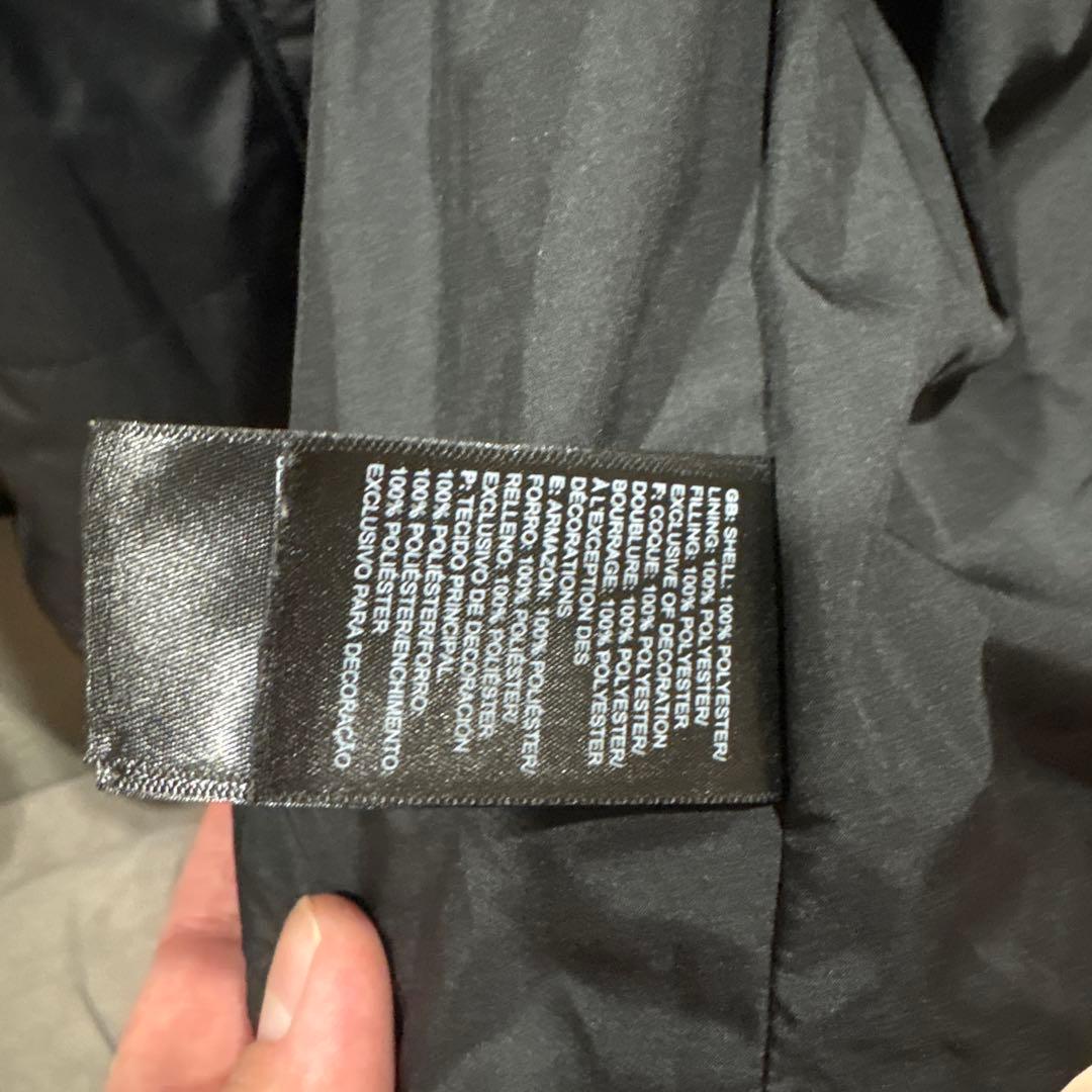 【値下げ可】 THE NORTH FACE ブラック ダウンジャケット 薄手