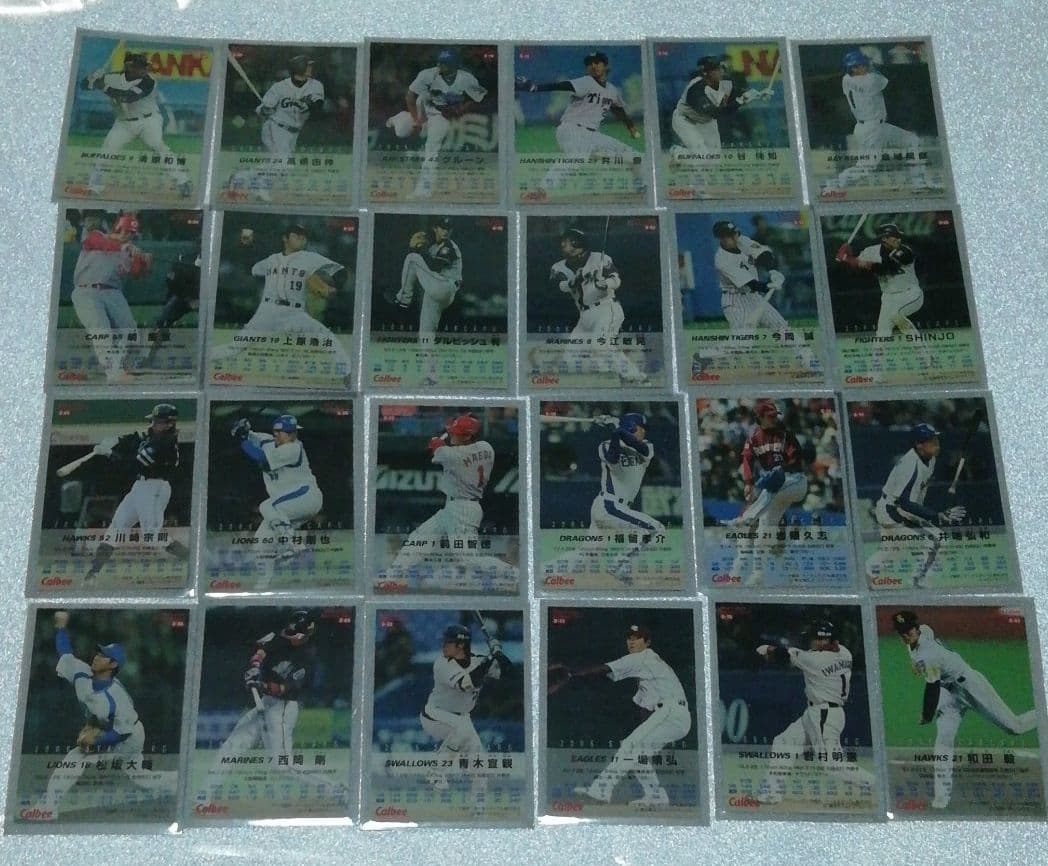 プロ野球チップス2006第2弾スターカード全24種類コンプリート