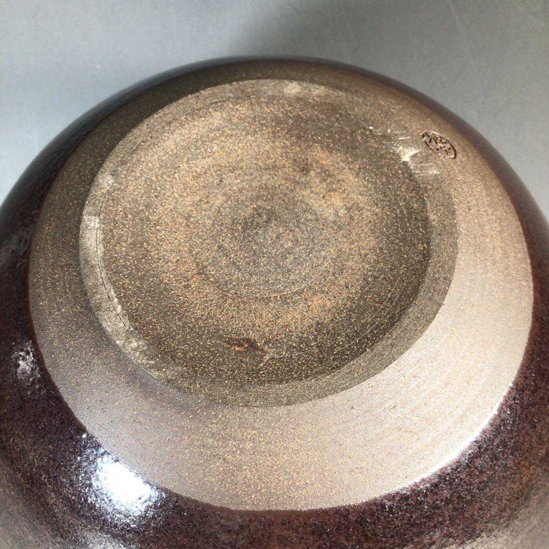 Ｎ６０４　水指　『高取焼』『碧山窯造』『兎摘み』　共箱　茶道具