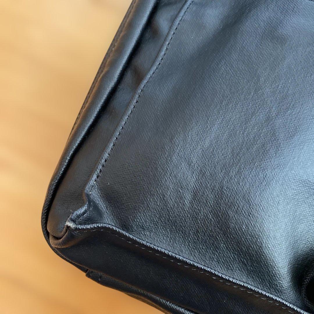 PORTER レザー ショルダーバッグ ブラック