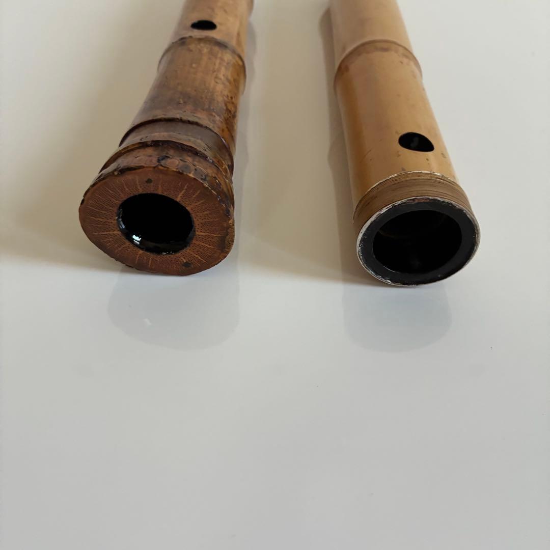 都山流1尺６寸在銘尺八２印