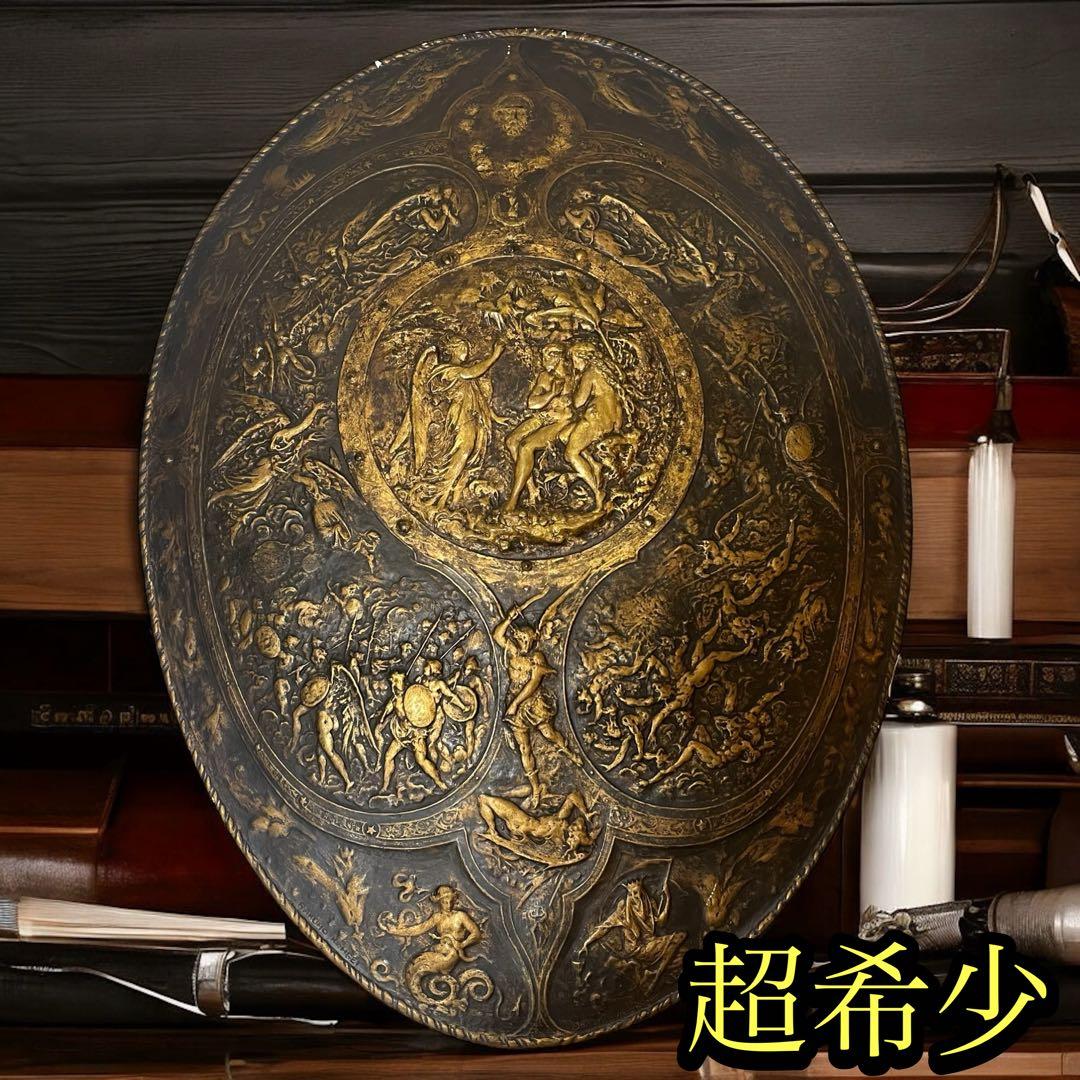 稀少フランスアンティーク、失楽園・聖戦、特大レリーフ、エンジェル　聖母マリア