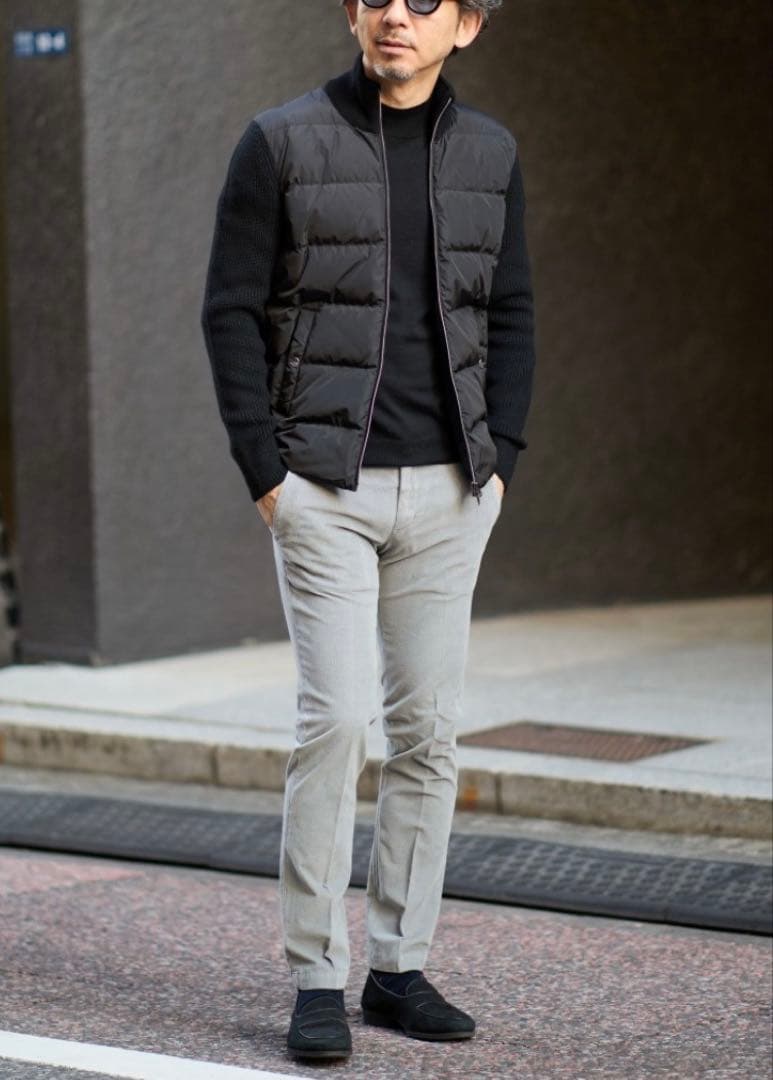 【着用１回のみ】ZANONE 12ゲージモックネック25AW 44 定価5.4万