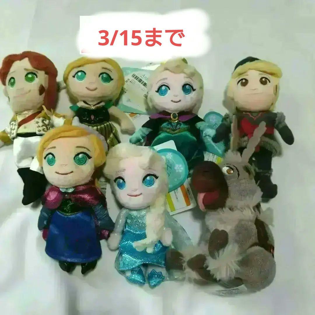 本日限定レア アナと雪の女王 フローズンファンタジー2018 ぬいぐるみ バッチ