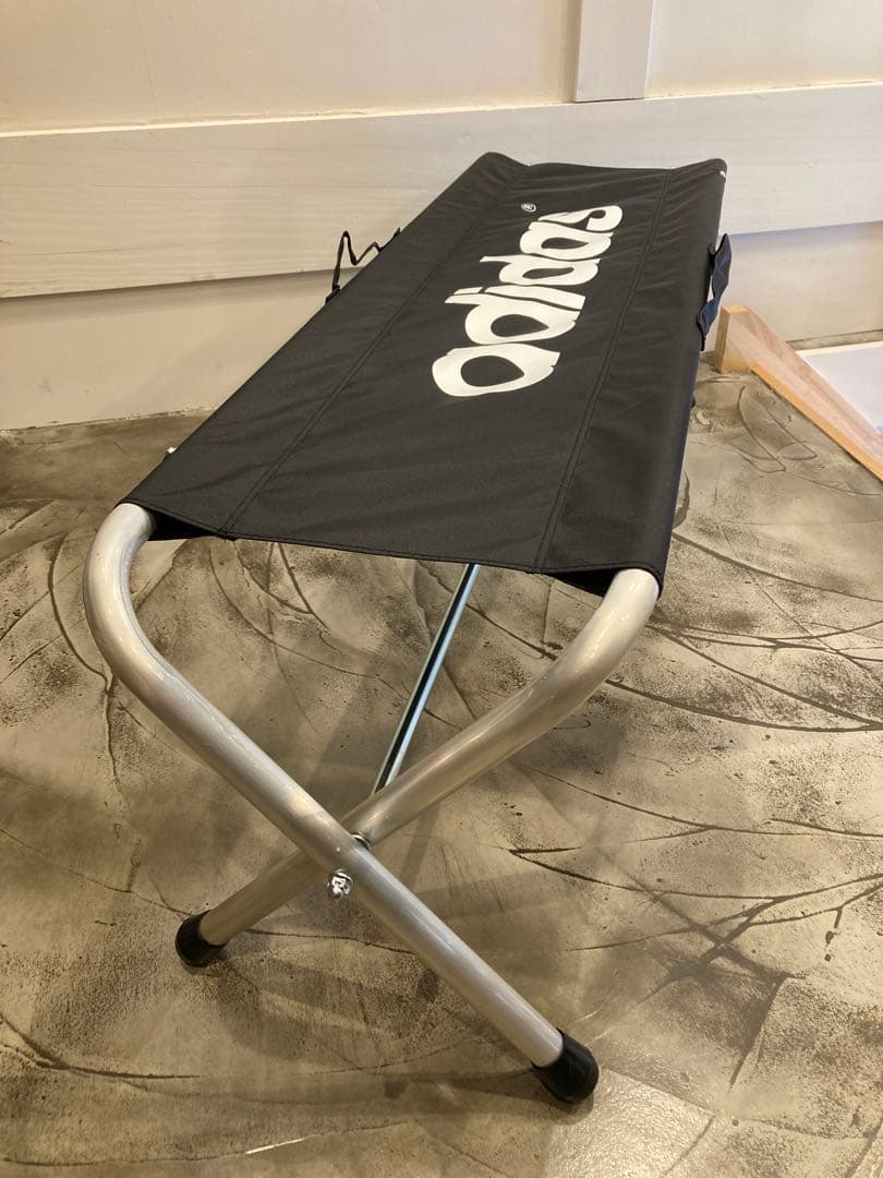 デッドストックadidasアウトドアベンチvintageアディダス折り畳み椅子