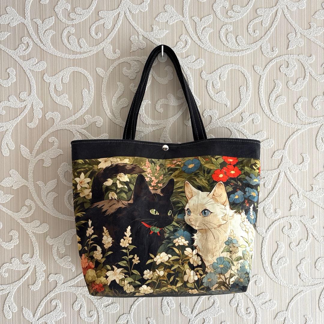 rose様オーダーページ♡ランチバッグ☆トートバッグ☆猫柄♡ジョリーフルール