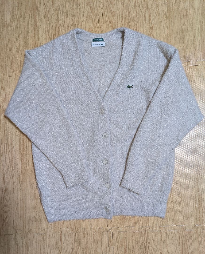Lacoste 　スナイデル　コラボ　ラメカーディガン　36