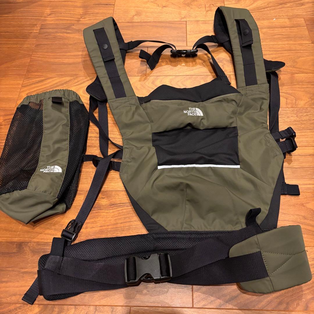 ノースフェイス 抱っこ紐 グリーン