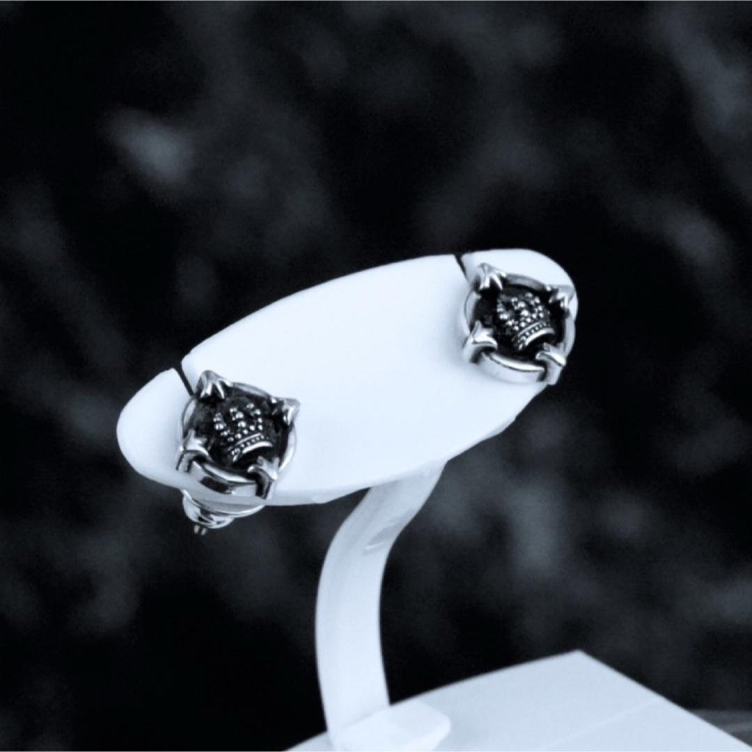 美品!ジャスティンデイビス SEJ360 CROWN STUD ピアス