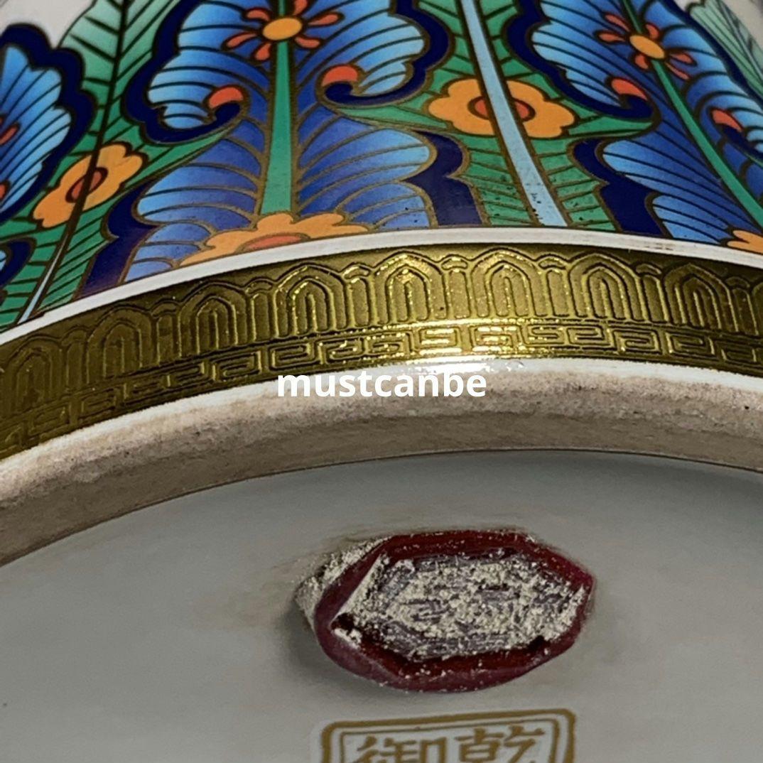 蒔絵鳳瓶 花瓶 景徳鎮 陶磁器 装飾品 現代工芸品 美術品 置物