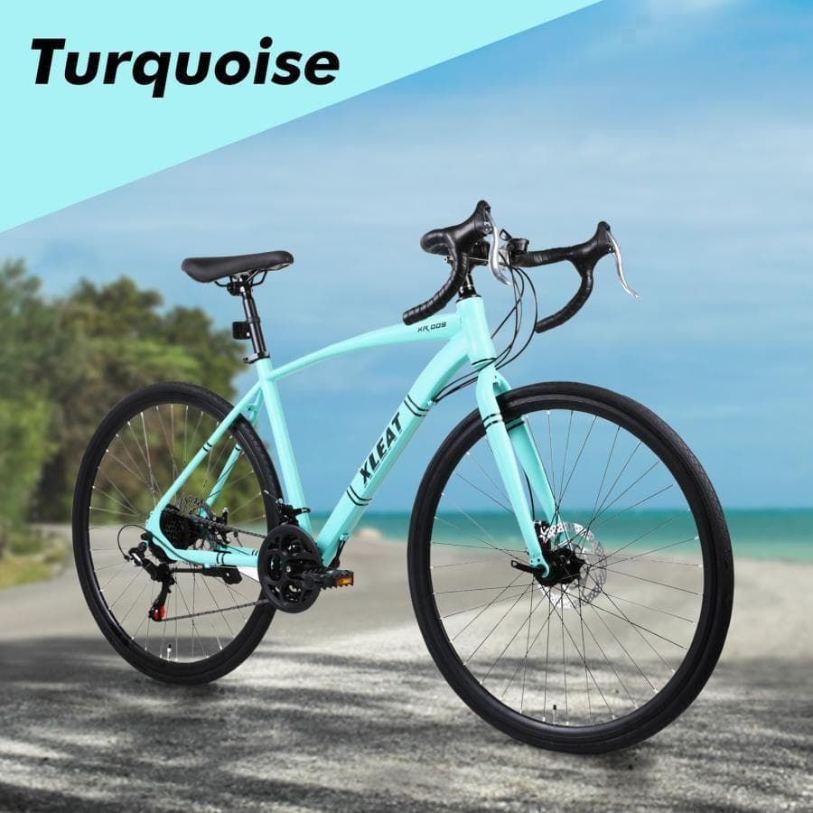 ロードバイク 700cシマノ製 21段変速B2088　ライト スタンド付 自転車