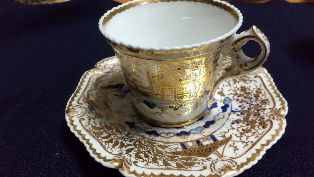 CHAMBERLAINE WORCESTER Cup&Saucer(1820年頃