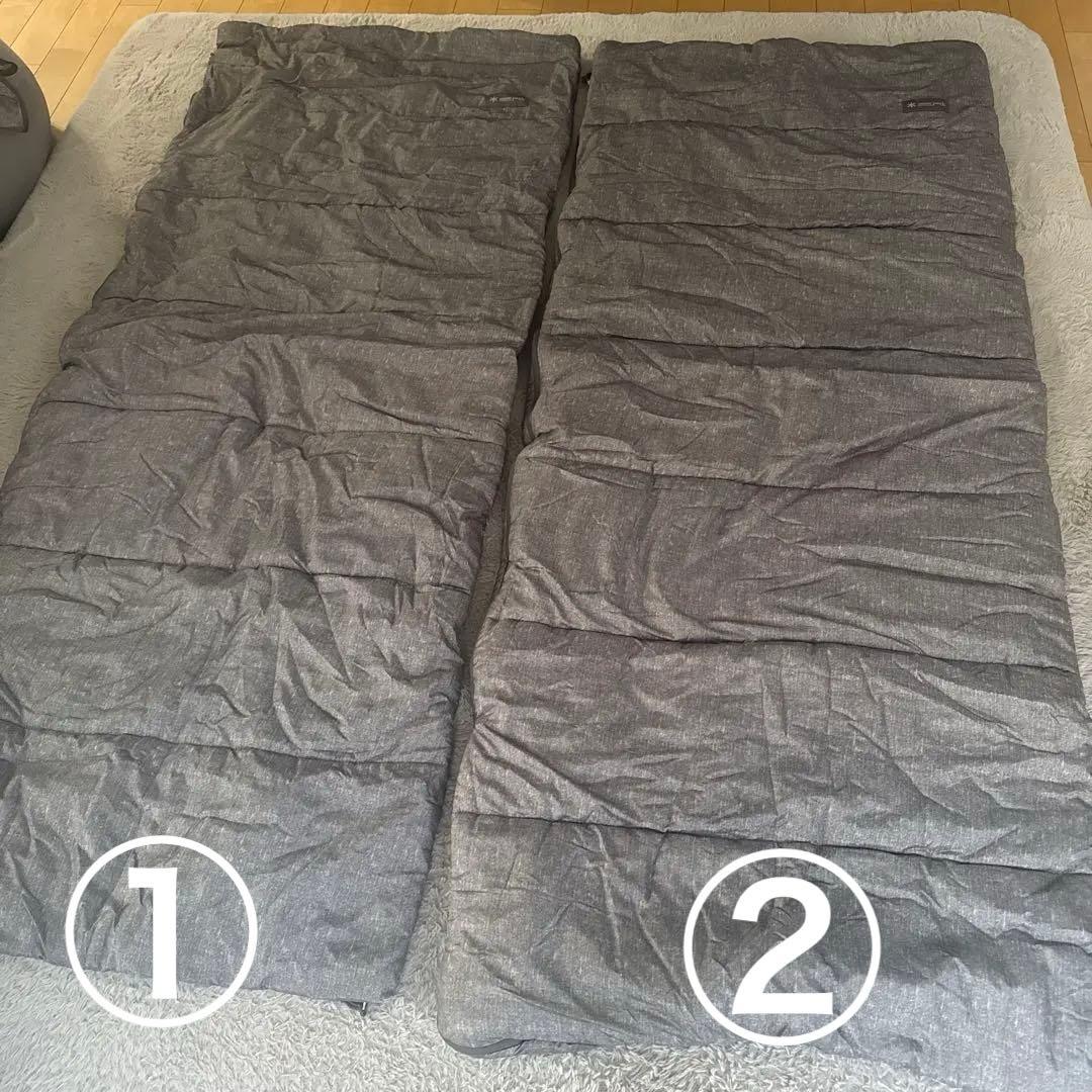 スノーピーク　エントリーシュラフ　寝袋　2個