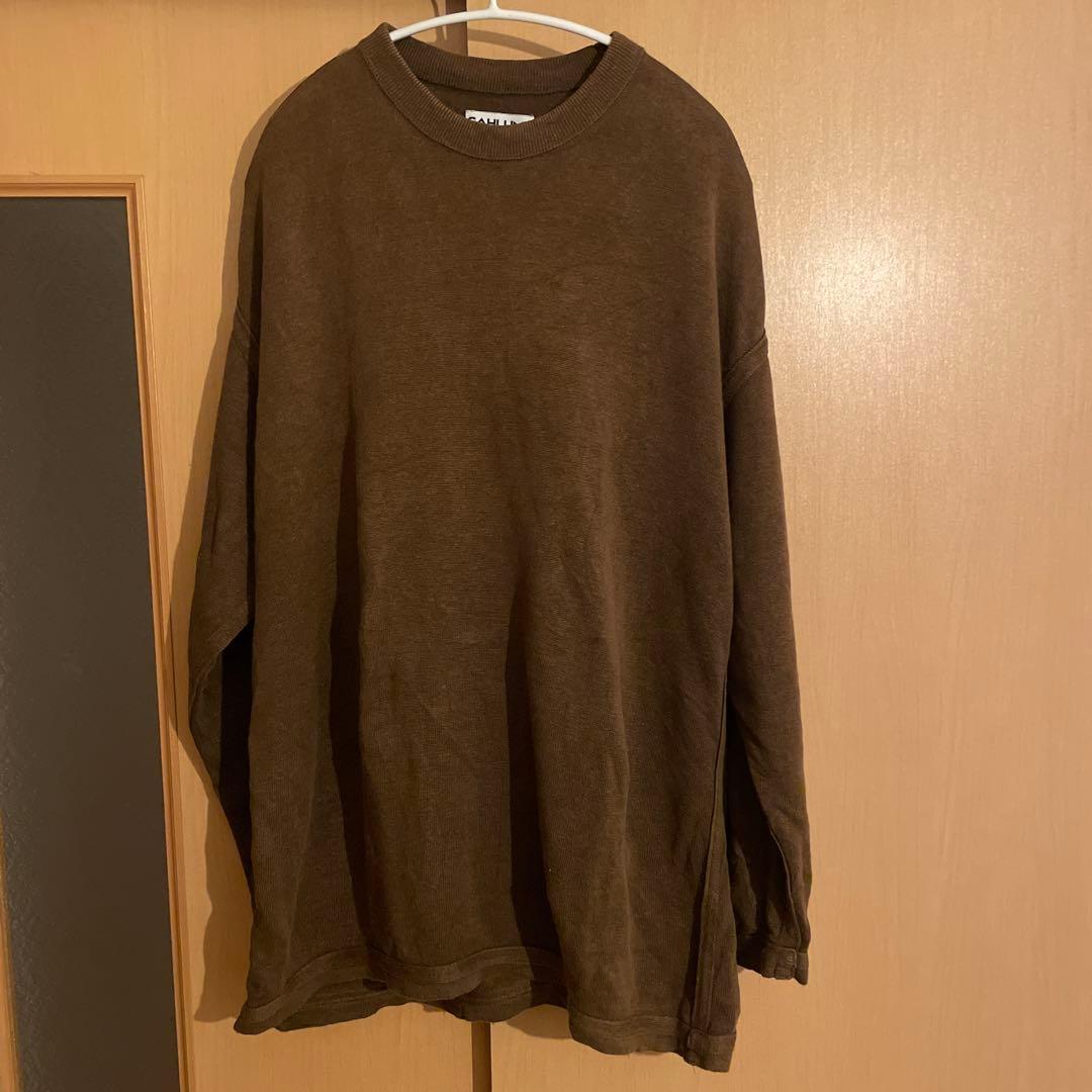 CAHLUMN カウラム French Linen Long Sleeve T