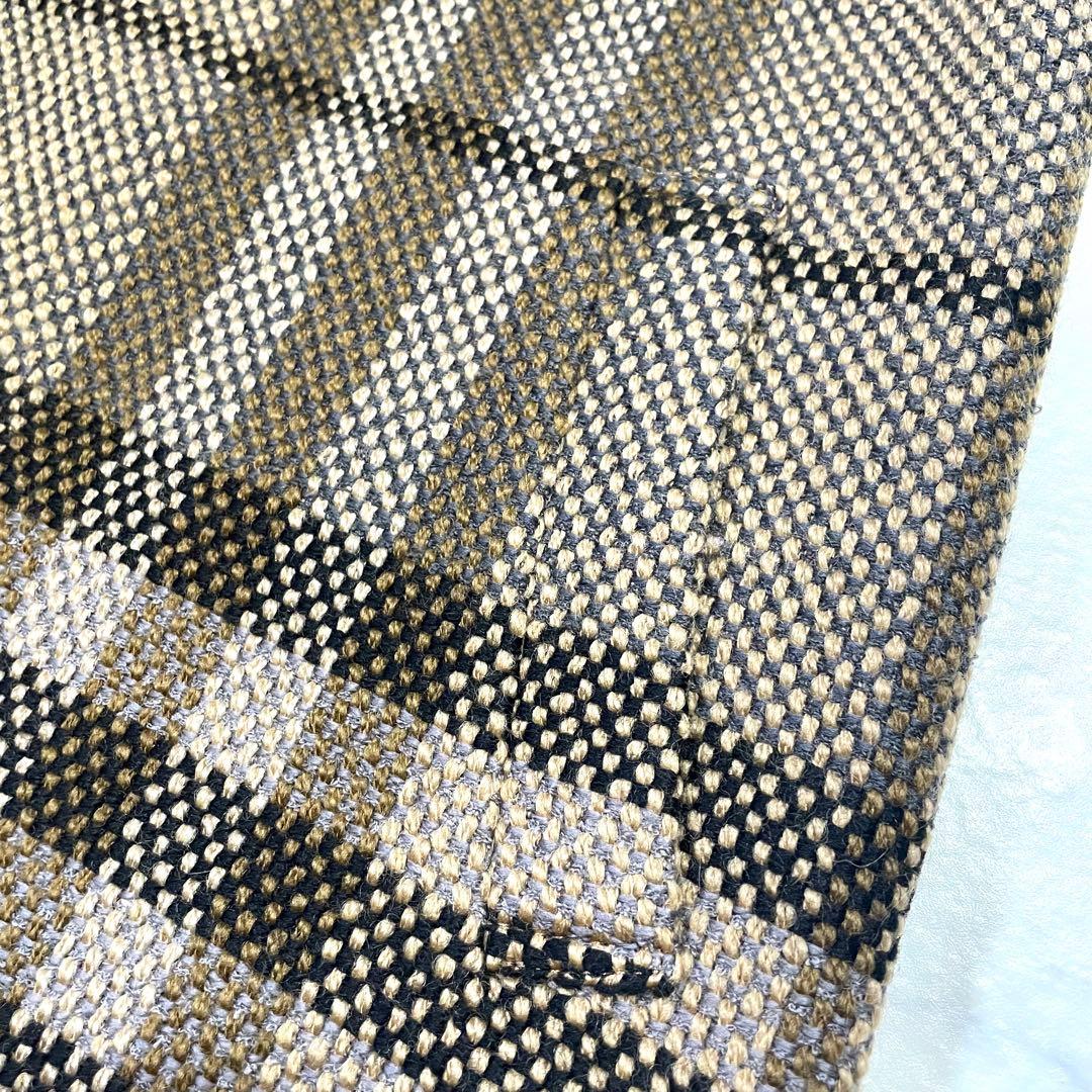 バーバリーロンドン ノースリーブ ワンピース メガノバチェック ブラウン 38