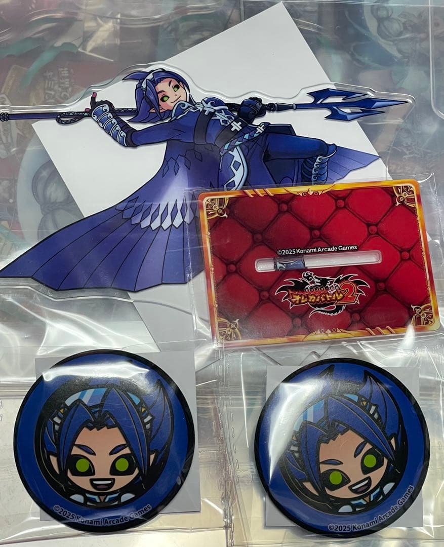 オレカバトル2 くじ 波戦士トリト 缶バッジ 波浪騎士トリト アクリルスタンド