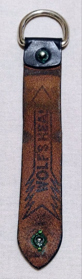 ウルフズヘッド プレーンブラックキーホルダー