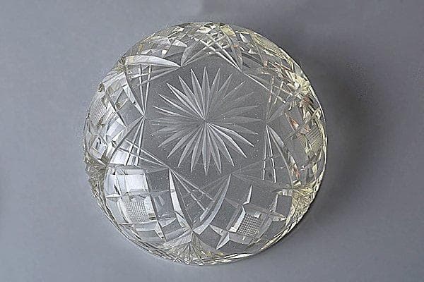 u388 茶道具　阿蘭陀ギヤマン水指 ガラス