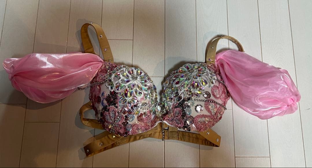 makaronベリーダンスピンク衣装