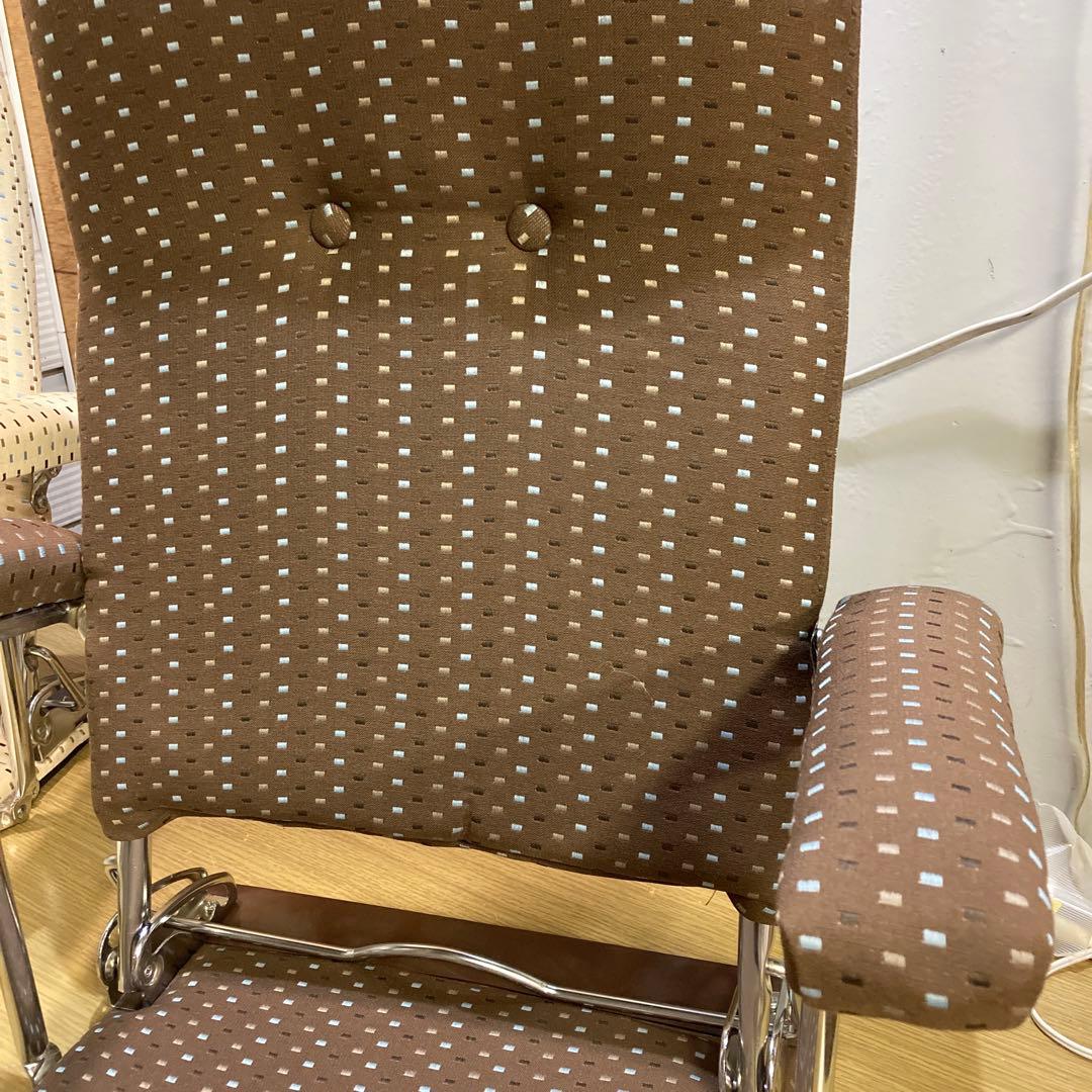 未使用　宮武製作所 座椅子　2個セット　幅約54cm×奥行約51~78cm日本製