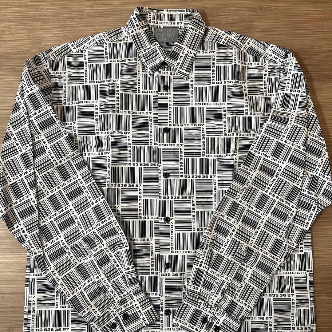 ヴェトモンVETEMENTS バーコードモノグラム　シャツ　XSサイズ　美品