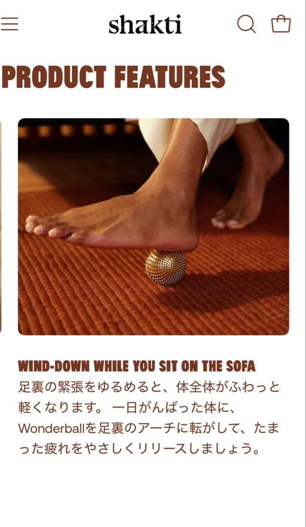 Shakti Wonderball リラクゼーショングッズ