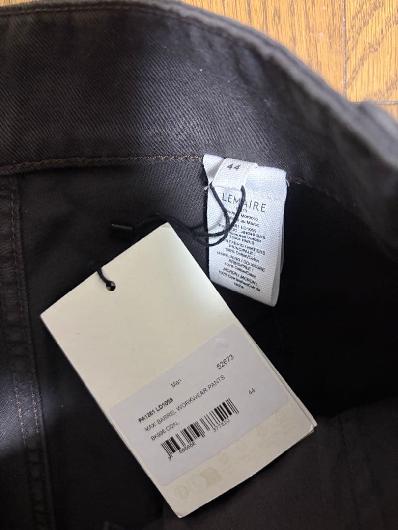 パンツ 25fw Lemaire MAXI BARREL WORKWEAR PANTS