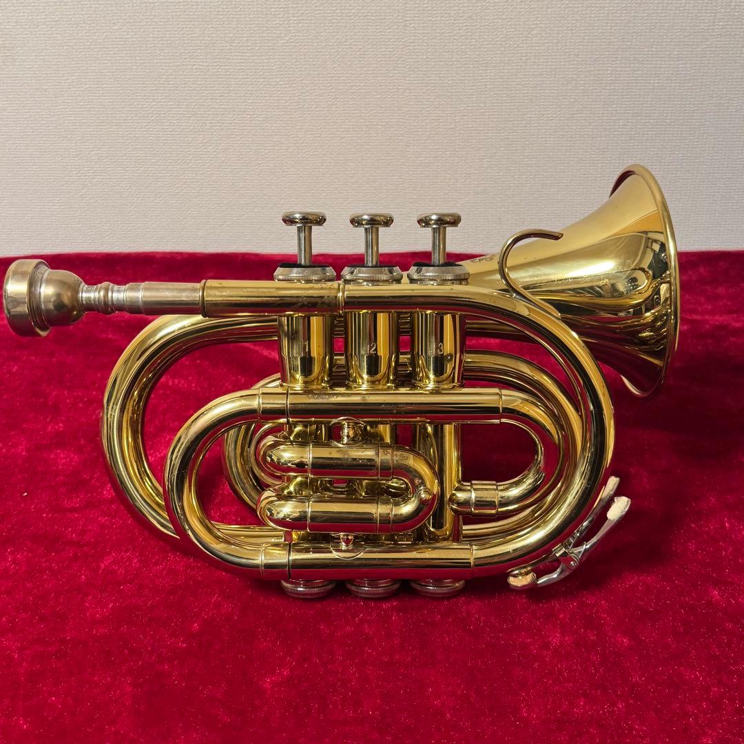 J.Michael ジェーマイケル ポケットトランペット 金管楽器 音出し確認済