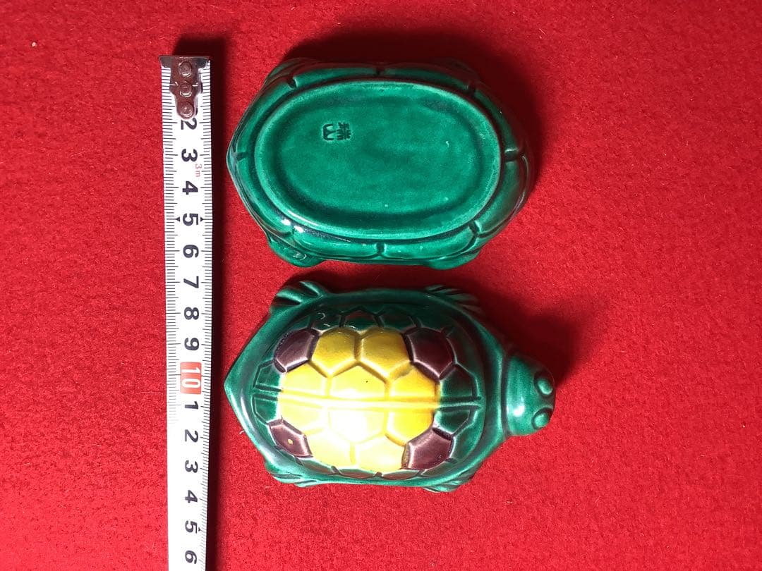 香合　大亀　瑞山作　【中古美品】