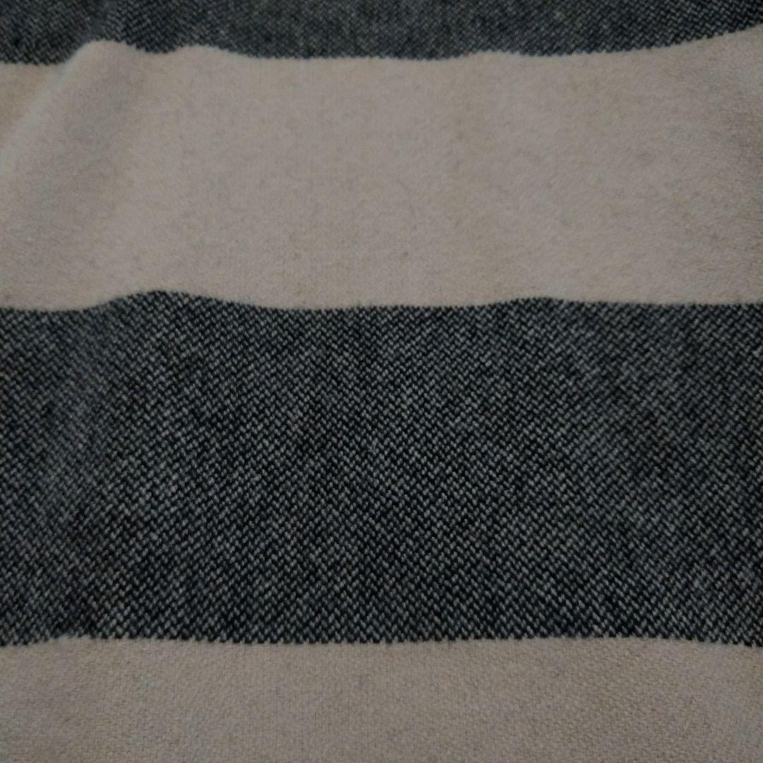 （美品）ウエストライド　アイボリー✖グレーストライプベスト 38