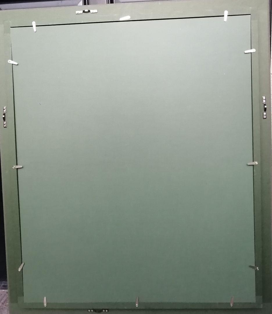 絵画　アクリル絵　額縁　ボード　動物 馬　干支　花