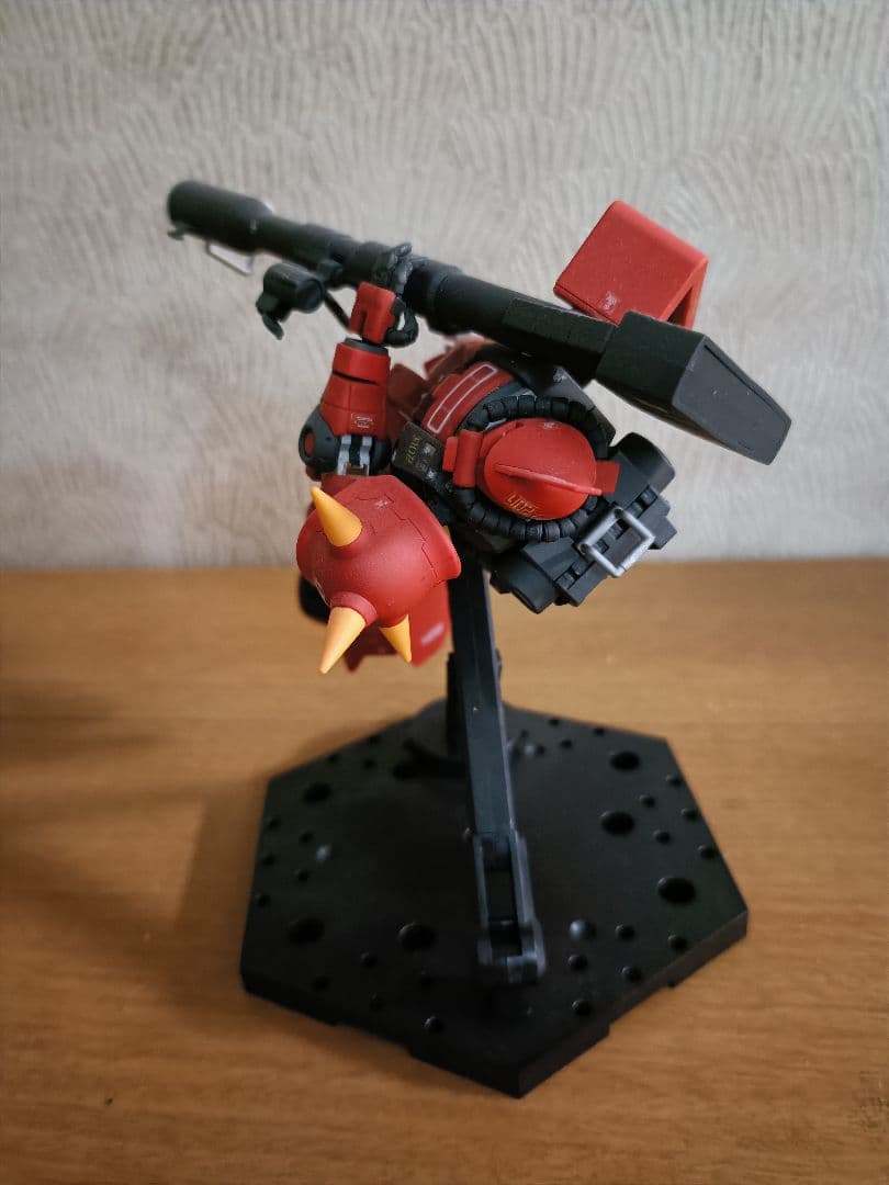 ジャンク品ガンプラ RG 1/144 ジョニー・ライデン専用ザク 完成品