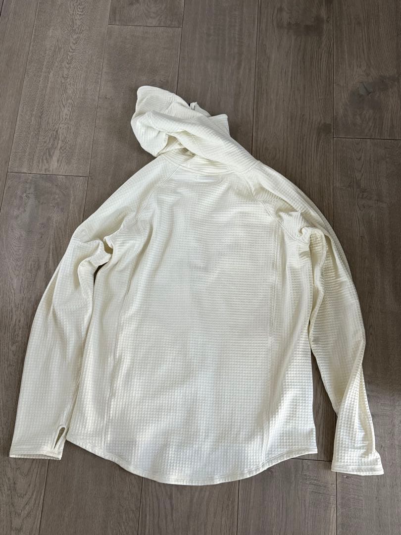 charbon POLARTEC パワーグリッドジップアップフーディー　Lサイズ