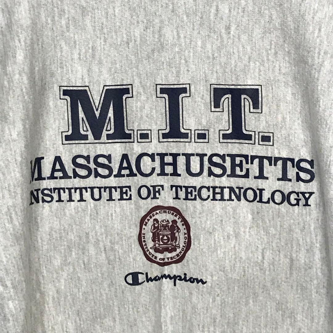 デッドストック　90s チャンピオン×リバースウィーブ　トレーナー　5段プリント