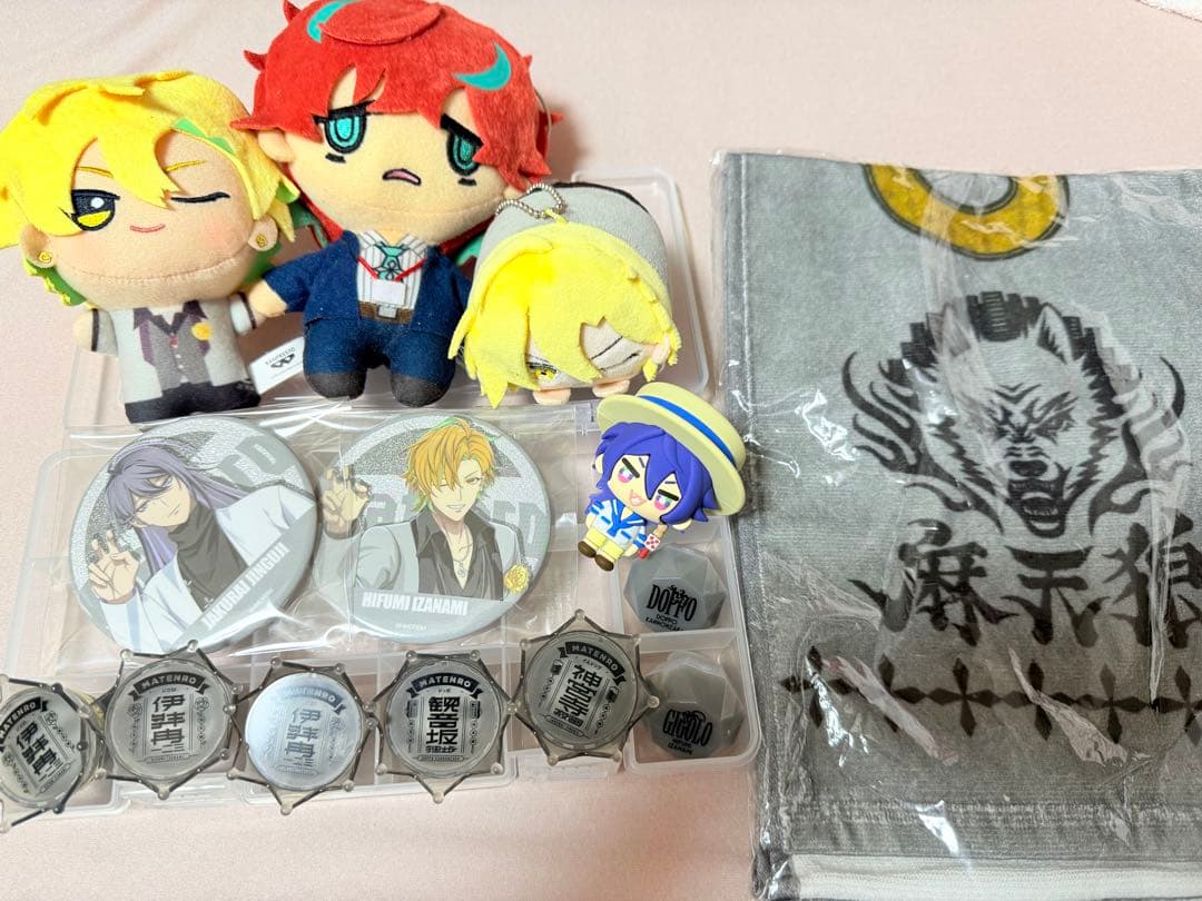 伊弉冉一二三 観音坂独歩 神宮寺寂雷 リングライト ちびぐるみ まとめ売り