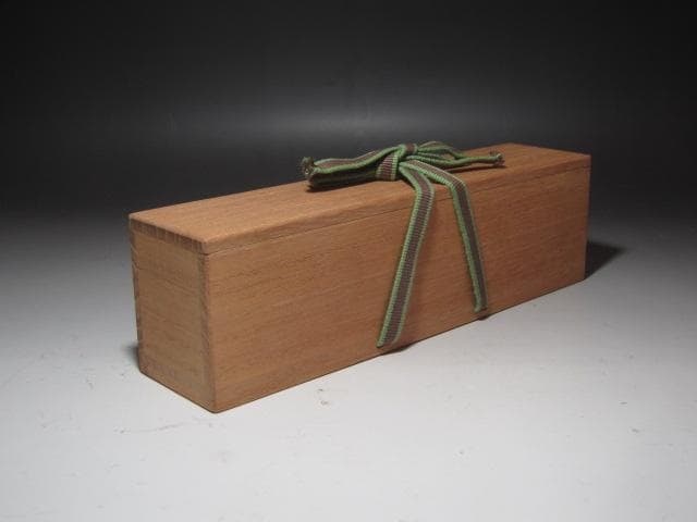 ☆淡々斎自作茶杓「洗心」黒田正玄下削り　二重箱　鵬雲斎追書☆y409