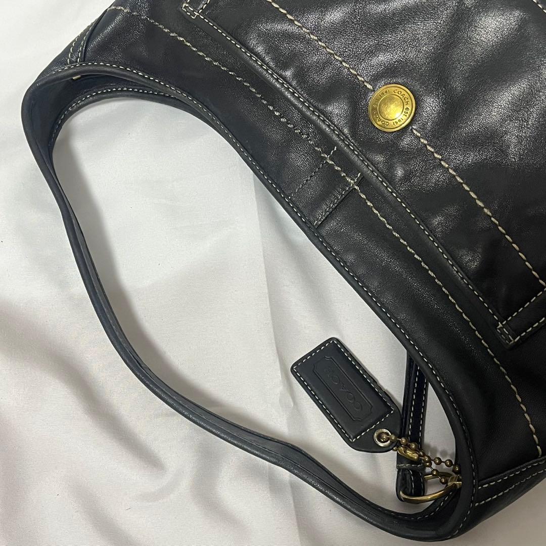 ✨極美品✨　coach ハンドバッグ　ミニバッグ　レザー　ブラック