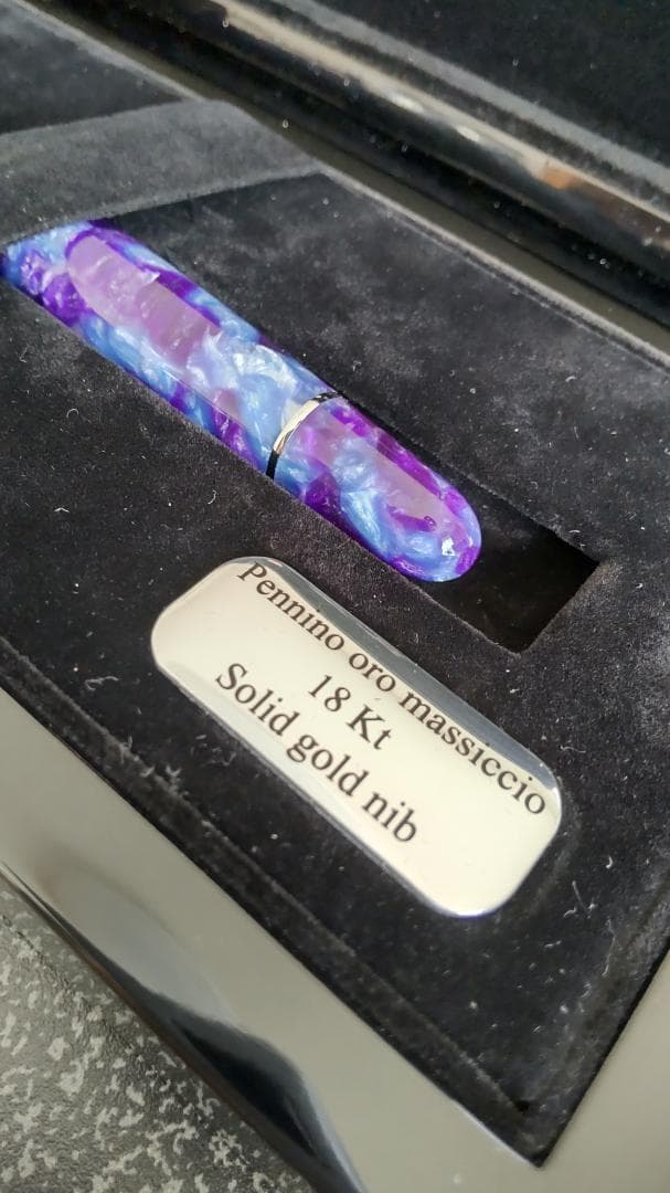 アウロラ 高級万年筆 バイアディナポリ 中字 M 世界限定888本 高級筆記具