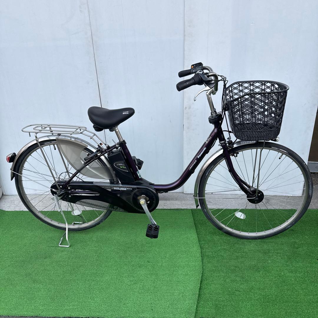 Panasonicパナソニック電動アシスト自転車26インチ8.9Ah ムラサキ