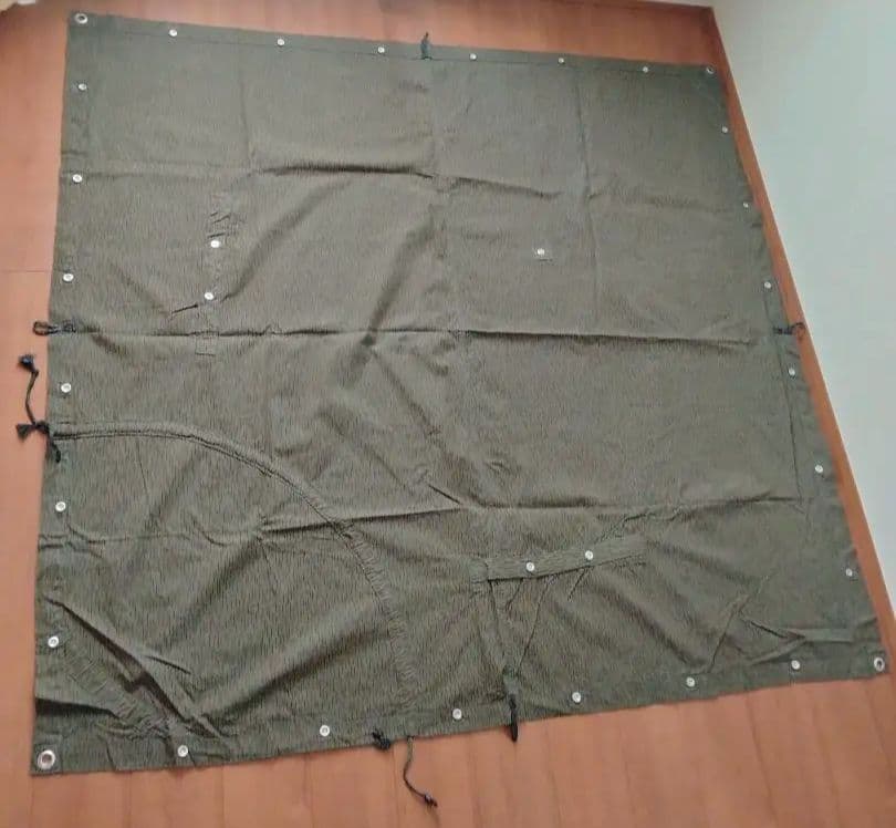 東ドイツ軍幕3枚セット　ポンチョテント　パップテント　軍幕タープ