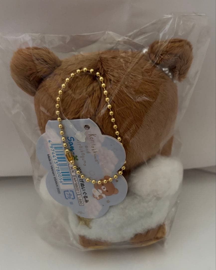 チャイロイコグマ　コリコグのふんわり天使テーマ　ぶらさげぬいぐるみ