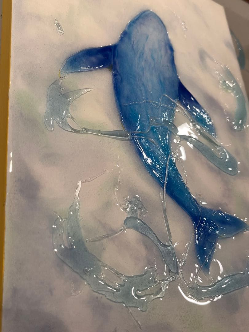 レジンアートパネル「そらを唄う」　オーシャンアート