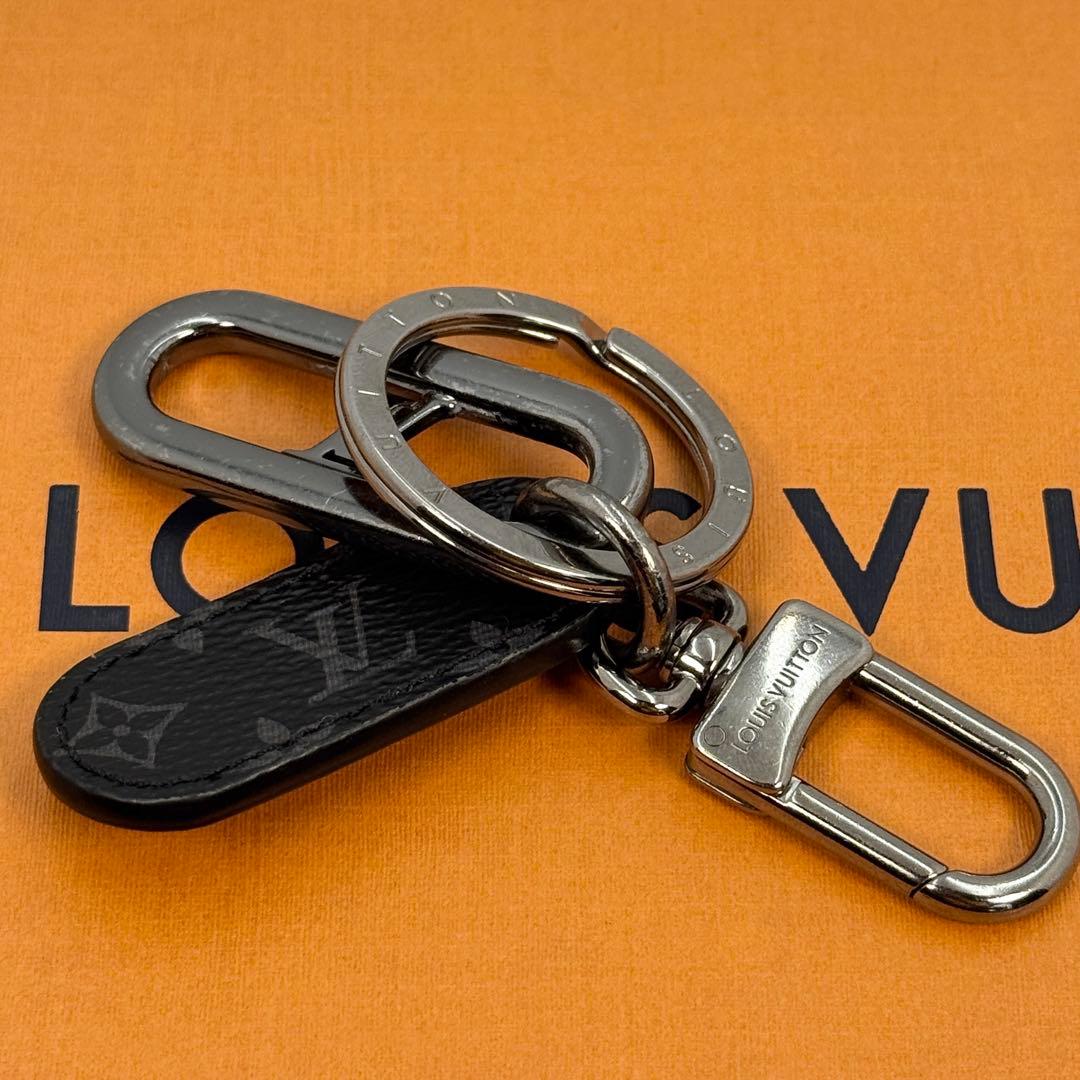 【美品】ルイヴィトン エクリプス シグネチャー チェーン キーホルダー