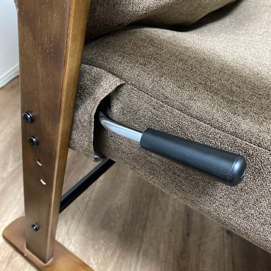 ニトリ　３段調整高座椅子　カバー付き