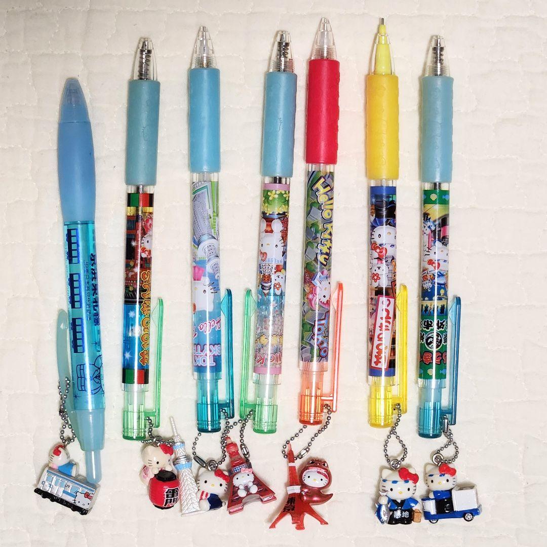 【ご当地キティちゃん】ボールペン·シャープペン/まとめ売り74本/ハローキティ